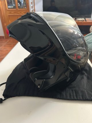 Casco Modular Moto Talla XS Negro