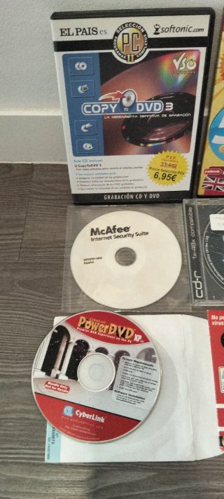 Lote 14 CD Programmi PC: Antivirus, DVD, Lingue