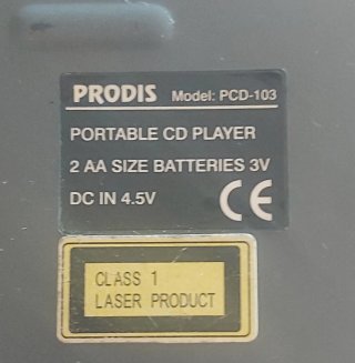 Discman Lector CD Portátil lote