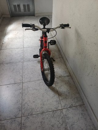 Bicicleta Infantil Roja BH para niños, 18 pulgadas
