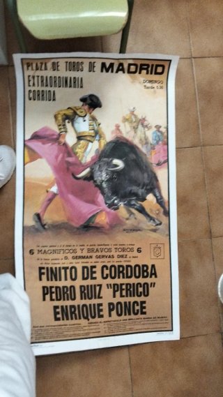 Cartel de Toros Madrid