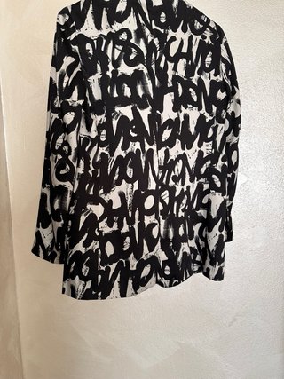 Giacca Sisley donna fantasia graffiti