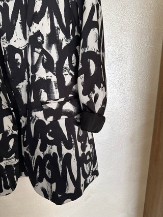Giacca Sisley donna fantasia graffiti