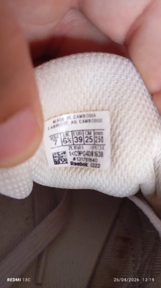 Zapatillas Reebok Blancas y Verdes