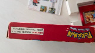 Pokémon Rojo Edición Española Game Boy ORIGINAL