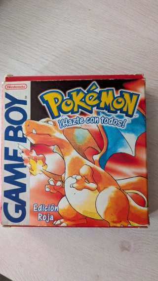 Pokémon Rojo Edición Española Game Boy ORIGINAL