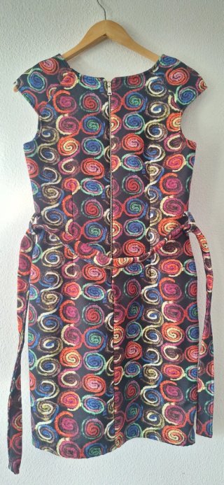 Vestido estampado multicolor