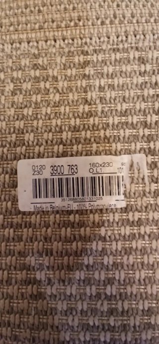 Alfombra Zara Home Beige/Gris