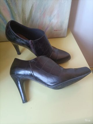 Zapatos piel tacón alto mujer n°39