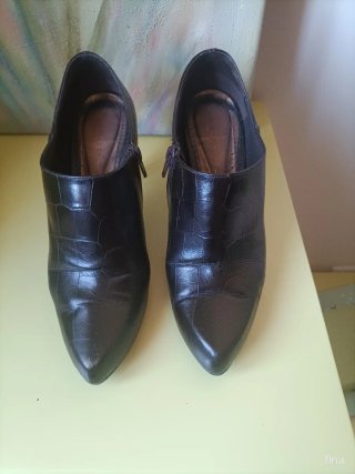 Zapatos piel tacón alto mujer n°39