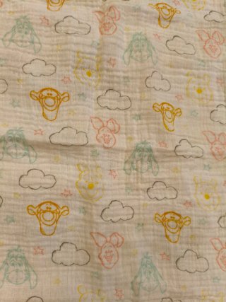 Pack 3 muselinas Winnie the Pooh 67x72
