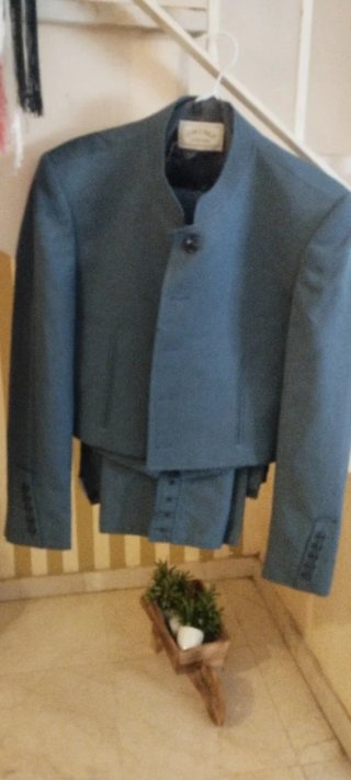 Traje de Flamenco Jimenez Azul Hombre