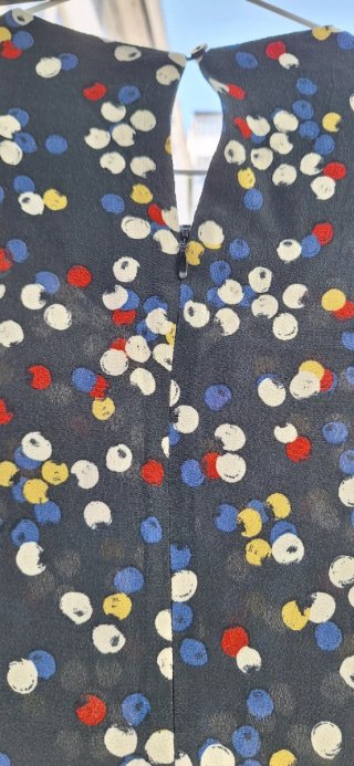 Vestido midi Zara estampado