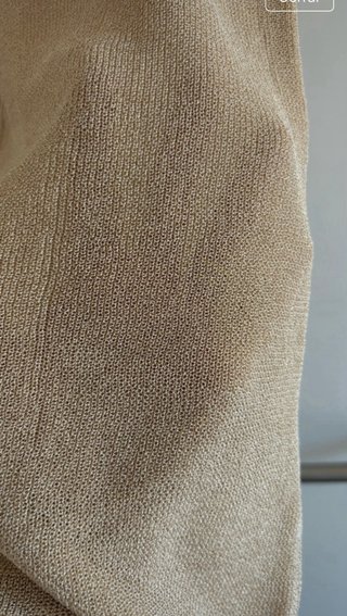 Pantalón Mango Beige/dorado Nuevo Talla M