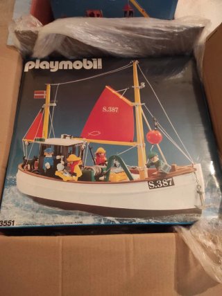Playmobil 3551 Barco Pesca Nuevo Sin Abrir