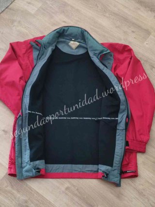 Chubasquero Boomerang caballero rojo