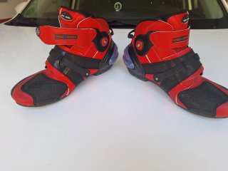Botas de Moto Speed Bikers Rojas