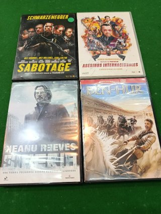 DVDs Películas Varias - 1,50€ Unidad