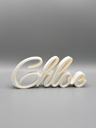 Nombre 3D Personalizado Rosa