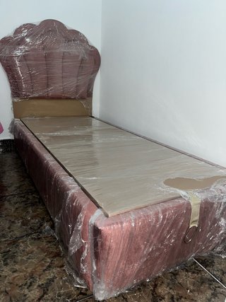 Ofertaaa Cama tapizada hecho a mano carpintería