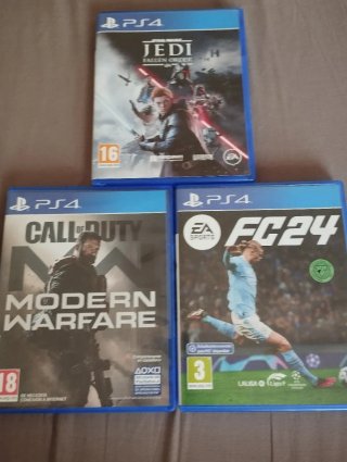 PS4: Star Wars Jedi, Call of Duty, FC 24