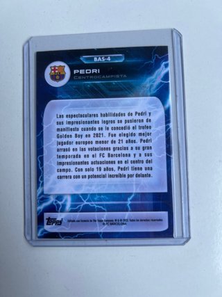 Cromo Topps Pedri 2023 9/25  y kubo champion