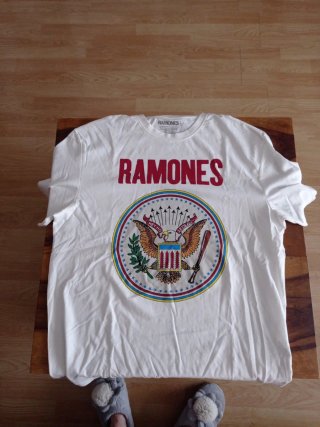 Camiseta Ramones Blanca Talla M