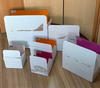Lote Cajas Tous para embalaje varias medidas