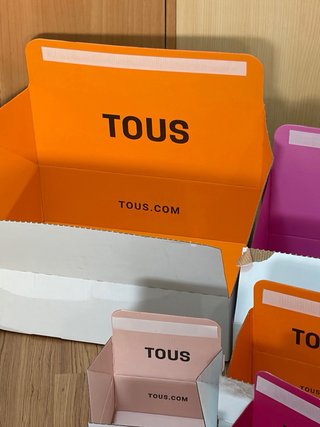 Lote Cajas Tous para embalaje varias medidas
