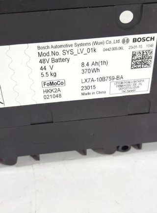 Lx7a10b759ba / 0442200660 batería ford puma 186226