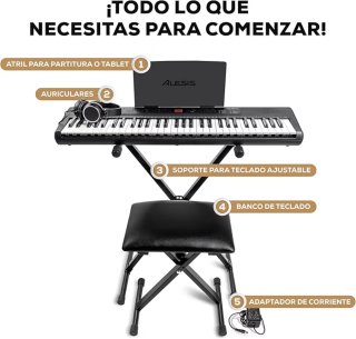 Teclado Alesis Melody 61 + Accesorios