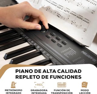 Teclado Alesis Melody 61 + Accesorios