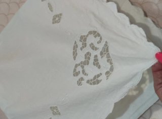 Lenzuola matrimoniali antiche ricamate