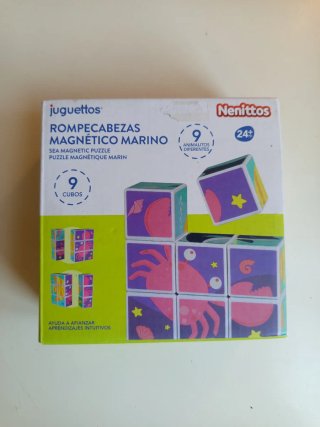 Puzzle Cubos Magnéticos Nenittos bebe 2+