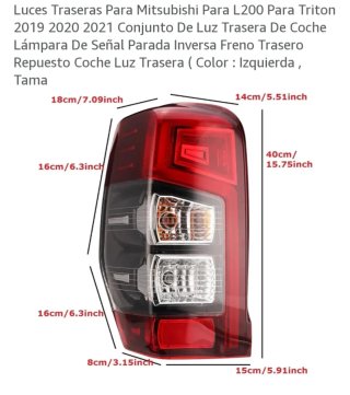 Luces Traseras Mitsubishi L200