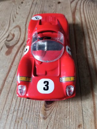 Coche Scalextric Ferrari gt330 Rojo