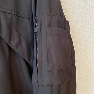 Abrigo Negro Bershka Talla M