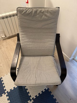 Sillón Poäng Ikea Madera Oscura