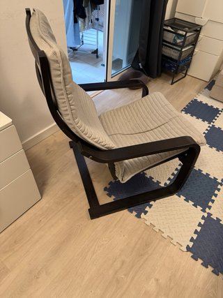Sillón Poäng Ikea Madera Oscura