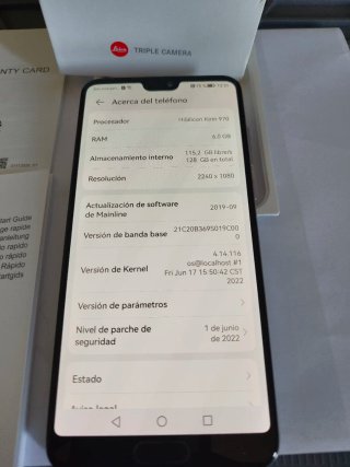 Huawei P20 Pro Caja y Accesorios