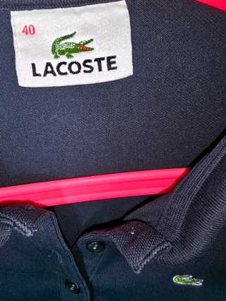 Polo Lacoste manga larga mujer Talla L