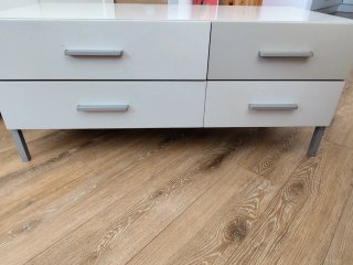 Mueble bajo blanco contemporáneo/Industrial