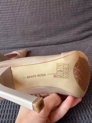 Zapatos de tacón BRAVO MODA piel rosa empolvado