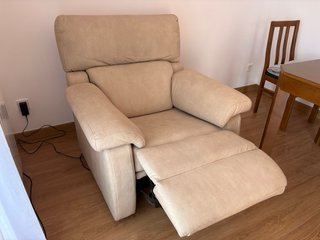 Sillón Relax Eléctrico Beige