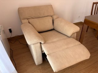 Sillón Relax Eléctrico Beige