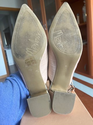 Zapatos de salón Menbur color piel/nude talla 39