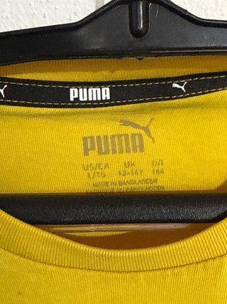 Camiseta Puma Amarilla Talla 164cm