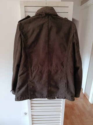 Parka Desigual Hombre Talla M Marrón.