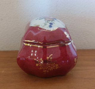 Antigua Bombonera Joyero - Porcelana Hispania.