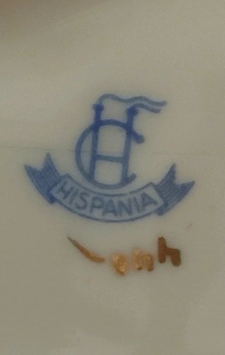 Antigua Bombonera Joyero - Porcelana Hispania.